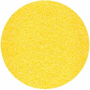 Decor comestibil - Perle mici - YELLOW - 80 gr - Funcakes - Anyta Cooking