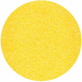 Decor comestibil - Perle mici - YELLOW - 80 gr - Funcakes