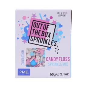 Decor comestibil Sprinkles - CANDY FLOSS - 60 G - PME