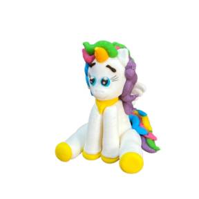 Decor comestibil -  Unicorn cu par colorat  - Anyta Cooking