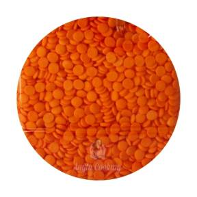 Decor din Zahar - Confetti - Portocaliu - 800g - Dr Gusto