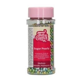 Decor din zahar - METALLIC HARLEQUIN- 80 GR- Funcakes