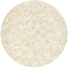 Decor din zahar – Snowflakes White – 50 Gr – Funcakes - Anyta Cooking