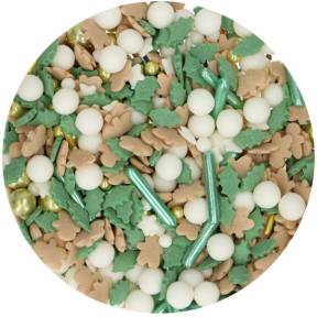 Decor din zahar –Sprinkle Medley Joyfull – 65 gr – Funcakes - Anyta Cooking