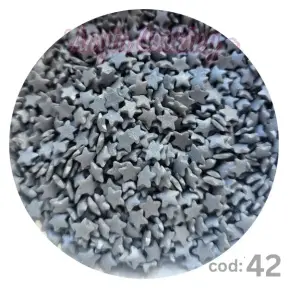Decor din Zahar - Stelute Argintii - 60 gr - Anyta Cooking NR42