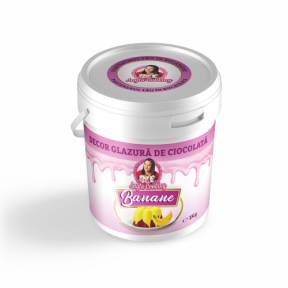 Decor Glazură de Ciocolată – BANANA – 1kg – Anyta Cooking (Lichidare de Stoc)