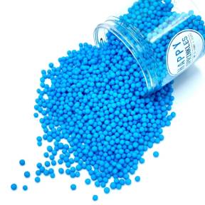 Decoratiuni zahar (sprinkles) - Blue Pearls VEGAN - 90 gr - Happy Sprinkles