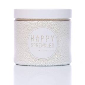 Decoratiuni zahar (sprinkles) - White Simplicity - 90g - Happy Sprinkles - Anyta Cooking
