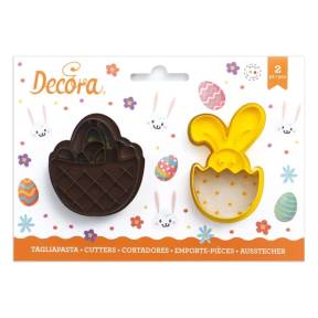 Decupatoare Cos si Iepuras - Decora - Anyta Cooking