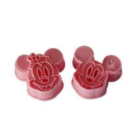 Decupator cu embosare - Mickey si Minnie Mouse - 5x5 cm - Anyta Cooking	