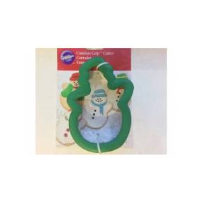 Decupator din otel inoxidabil-Om de zapada-Ø 13.5 x H 3.5 cm-Decora - Anyta Cooking
