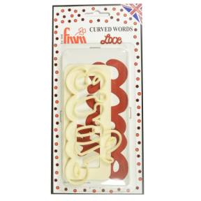 Decupator din plastic- LOVE - 6 x 13 cm - FMM - Anyta Cooking