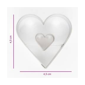 Decupator in forma de inima - 4,5 CM - Cookie Cutters - Anyta Cooking	