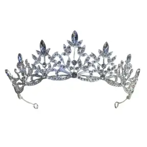 Coronita argintie cu frunze si pietricele albe - Anyta Cooking