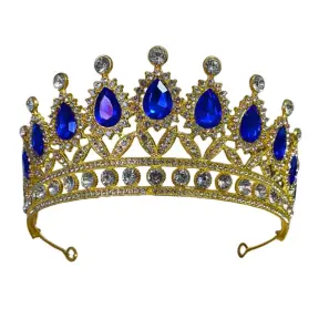 Coronita aurie cu pietricele albastre - Anyta Cooking