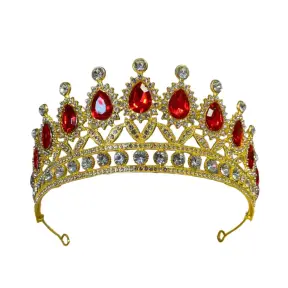 Coronita aurie cu pietricele rosii - Anyta Cooking