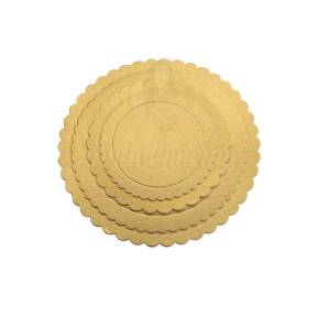 Disc tort rotund ondulat auriu - 35 cm x 2mm grosime-Anyta Cooking 