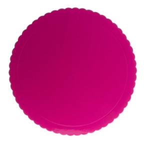 Disc tort rotund ondulat, fucsia - 35 CM x 3 MM - Dekora - Anyta Cooking
