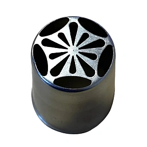 Dui decorativ din metal - FLOARE SI OVAL - 241