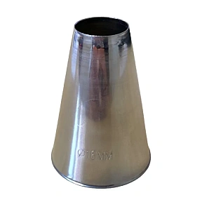 Dui decorativ din metal model rotund cu ⌀16mm