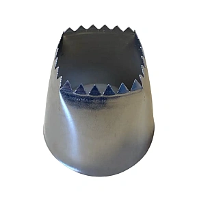 Dui decorativ din metal - PATRAT ZIMTAT