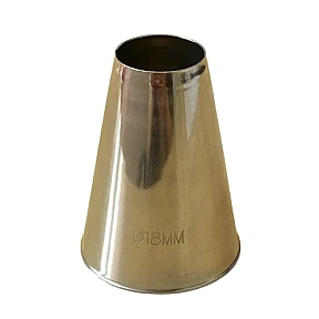 Dui decorativ din metal ROTUND cu ⌀18mm	