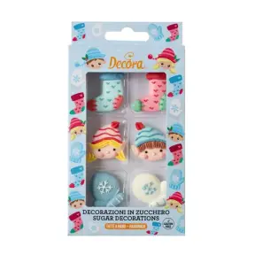 Set decor din zahar Craciun - Decora