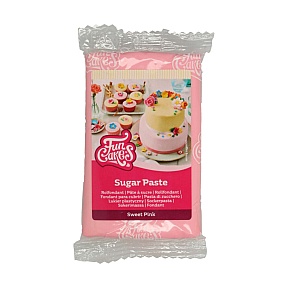 Fondant cu gust de vanilie - ROZ SWEET - 250 G - Funcakes