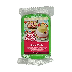 Fondant cu gust de vanilie - SPRING GREEN - 250 G - Funcakes