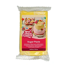 Fondant / Pasta de zahar - GALBEN - 250g - FunCakes