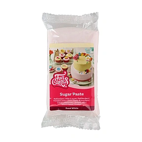 Fondant / Pasta de zahar - ALB ROSE - 250g - FunCakes