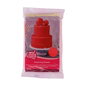 Fondant / Pasta de zahar - Rosu - 500g - FunCakes