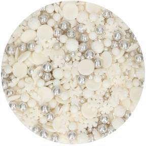 Decor din zahar – Sprinkle Medley Winter - 50g - Funcakes