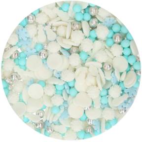 Decor din zahar – Sprinkle Medley Frozen - 50g - Funcakes