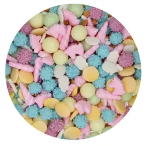 Perle / Perlute din zahar 3D - Sprinkle Medley - BE A UNICORN - 70 GR - Funcakes
