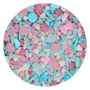 Perle / Perlute din zahar 3D - Sprinkle Medley - BABY BLISS - 70 GR - Funcakes
