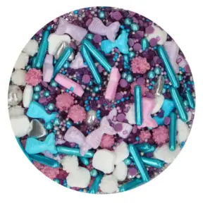 Perle / Perlute din zahar 3D - Sprinkle Medley - MIRACLE MERMAID - 70 GR - Funcakes