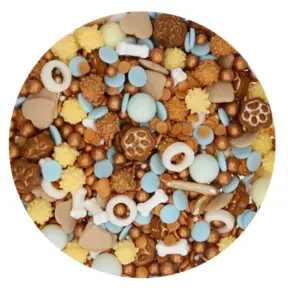 Perle / Perlute din zahar 3D - Sprinkle Medley - PUPPY LOVE - 70 GR - Funcakes