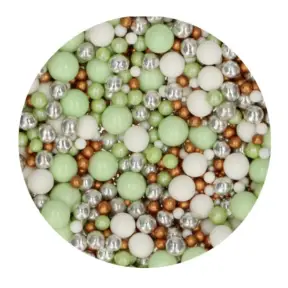 Perle / Perlute din zahar - Soft Pearl Mix - BOTANICAL BLISS - 80 GR - Funcakes