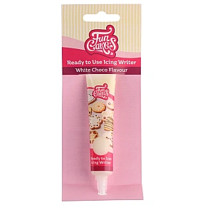 Glazură Gata de Utilizare Aromă de Ciocolată Albă - 25g - FunCakes