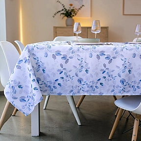 Față de masă antipete Frunze Verzi 240 x 150 cm, poliester impermeabil – Anyta Cooking