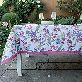 Față de masă antipete Flori Colorate, 240 x 150 cm, poliester impermeabil – Anyta Cooking