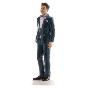 Figurina necomestibila Nunta Mire Albastru Inchis - 16 CM - DeKora - Anyta Cooking	