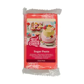 Fondant culoare CORAL PINK-250 gr-Funcakes