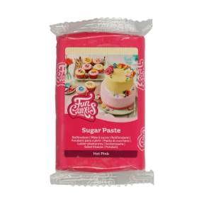 Fondant -HOT PINK -250 GR- Funcakes - Anyta Cooking