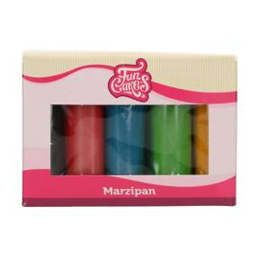 Fondant Multipack - ESSENTIAL COLOURS 5X100 G- Funcakes - Anyta Cooking