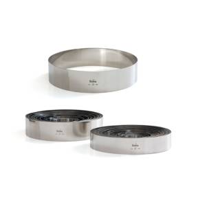 Form de cerc din oțel inoxidabil -Ø 30 X H 6 CM -Decora - Anyta Cooking