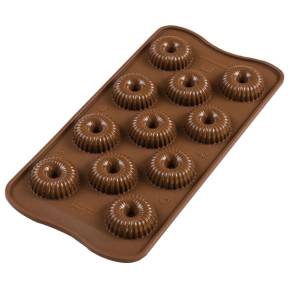 Formă silicon ciocolată- Choco Crown -Silikomart - Anyta Cooking