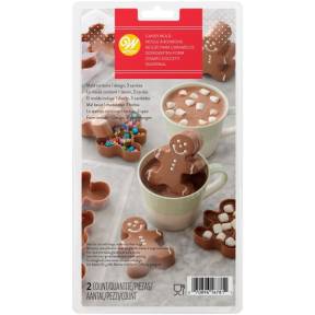 Forma 3D din plastic pentru ciocolata - TURTA DULCE - 6 cm - Wilton - Anyta Cooking