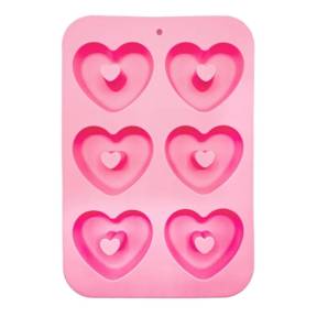 Forma de Silicon Donut Hearts - Anyta Cooking	